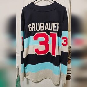 RARE XL Seattle Kraken Winter Classic Philipp Grubauer #31 Fanatics Jersey